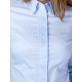 Błękitna bluzka z plisowaniem