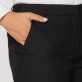 Czarne klasyczne spodnie garniturowe