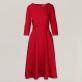 Czerwona rozkloszowana sukienka 