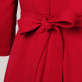 Czerwona rozkloszowana sukienka 