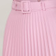 Różowa spódnica plisowana