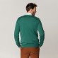 Zielony sweter z dekoltem w szpic