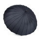 Czarny parasol przeciwdeszczowy