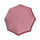 Parasol damski marki Doppler w czerwono-białe paski