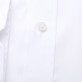 Biała taliowana koszula z podpinanym kołnierzykiem