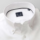 Biała taliowana koszula w jodełkę