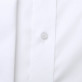 Biała gładka taliowana koszula na spinki