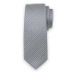 Klasyczny szary krawat w prążek