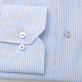 Błękitna klasyczna koszula w paski