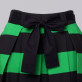 Spódnica w czarne i zielone pasy