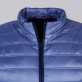 Niebieska przejściowa kurtka pikowana