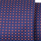 Granatowy krawat w kwadraty
