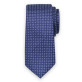 Granatowy krawat w kratkę