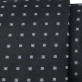 Czarny krawat w szare kwadraty