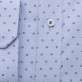 Błękitna klasyczna koszula w kropki