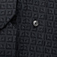 Czarna klasyczna koszula w szary wzór