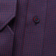 Granatowo-czerwona taliowana koszula