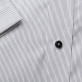 Klasyczna biała koszula w szare prążki