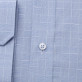 Błękitna klasyczna koszula w kratkę