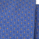 Wąski niebieski krawat w kropki