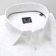 Biała taliowana koszula w prążek