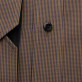 Brązowa klasyczna koszula w pepitkę