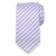 Klasyczny jasnobłękitny krawat w paski