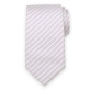 Klasyczny jasnoróżowy krawat w prążki