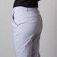 Jasnoszare spodnie garniturowe typu Long Size