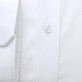 Biała taliowana koszula z włoskim kołnierzykiem