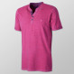 Purpurowy t-shirt rozpinany CASA MODA