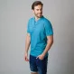 Turkusowy t-shirt rozpinany CASA MODA