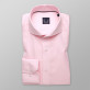 Różowa taliowana koszula w pepitkę