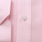 Różowa taliowana koszula w pepitkę