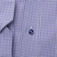 Niebieska klasyczna koszula w drobną kratkę
