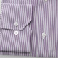 Fioletowa klasyczna koszula w paski
