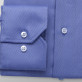 Niebieska taliowana koszula w prążek 