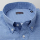 Niebieska klasyczna koszula w groszki
