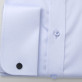 Jasnobłękitna klasyczna koszula z mankietami na spinki