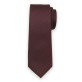 Wąski bordowy krawat w jodełkę