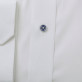 Biała taliowana koszula w delikatny prążek