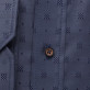 Granatowa taliowana koszula we wzory