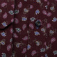 Burgundowa klasyczna koszula w łezki paisley 