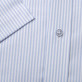 Klasyczna koszula w białe i błękitne paski