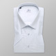 Biała klasyczna koszula w błękitny prążek