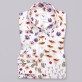 Biała bluzka oversize w kolorowe kwiaty