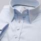 Klasyczna jasnobłękitna bluzka typu long size