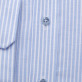 Błękitna taliowana koszula w paski