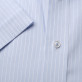 Błękitna klasyczna koszula w prążki