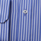 Niebieska taliowana koszula w paski